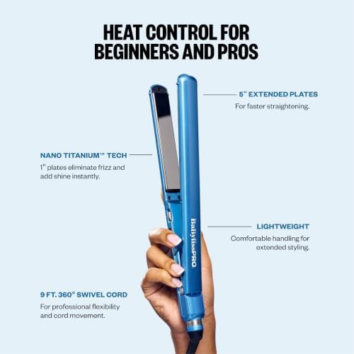 Ultra thin nano titanium flat iron — photo 5