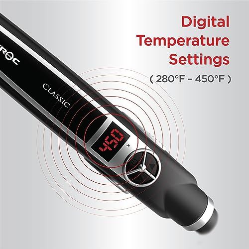 Silver titanium flat iron 1.5 inch — photo 3