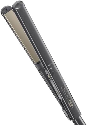 Metallic gray tourmaline ceramic flat iron