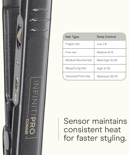 Metallic gray tourmaline ceramic flat iron — photo 4