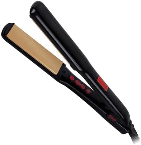 Professional wide plate ceramic hair iron