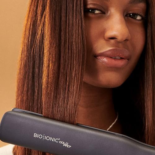 Blue gold pro wide ceramic straightener — photo 5