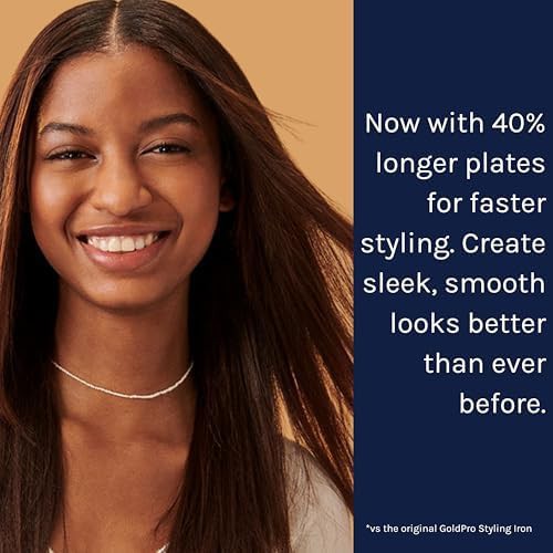Blue gold pro ceramic flat iron — photo 4