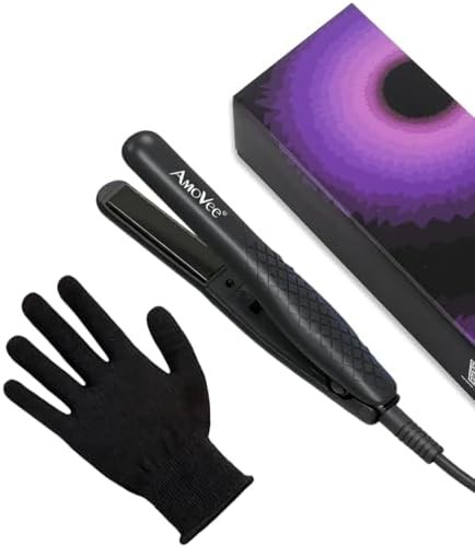 Black mini pencil thin hair straightener
