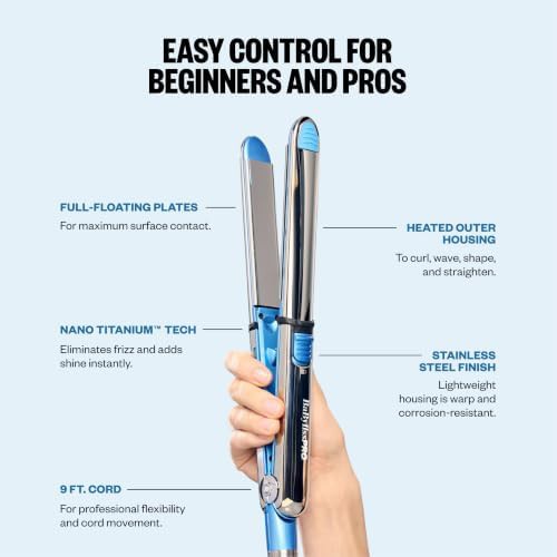 BaBylissPRO Prima3100 dual voltage 1 inch flat iron — photo 5