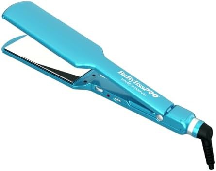 BaBylissPRO Nano Titanium 2 inch blue flat iron