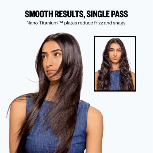 BaBylissPRO Nano Titanium 2 inch blue flat iron — photo 3