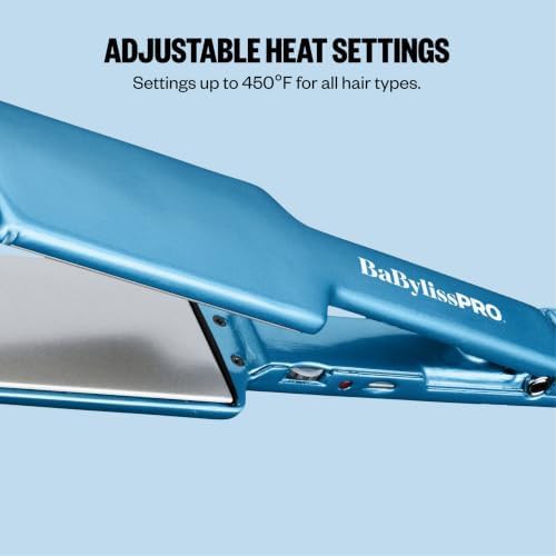 BaBylissPRO Nano Titanium 2 inch blue flat iron — photo 4