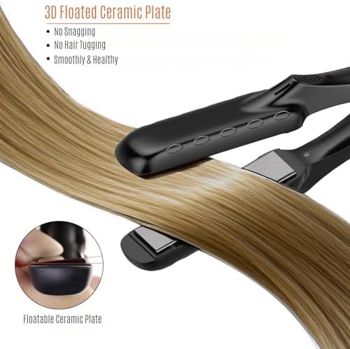 Mini ceramic pencil thin flat iron — photo 4