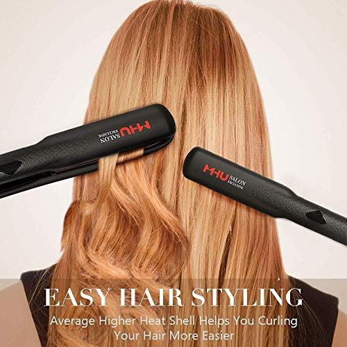 MHU keratin ceramic professional flat iron — photo 4