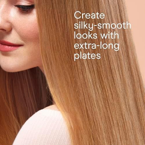 Black flat iron with rose gold ceramic — photo 5