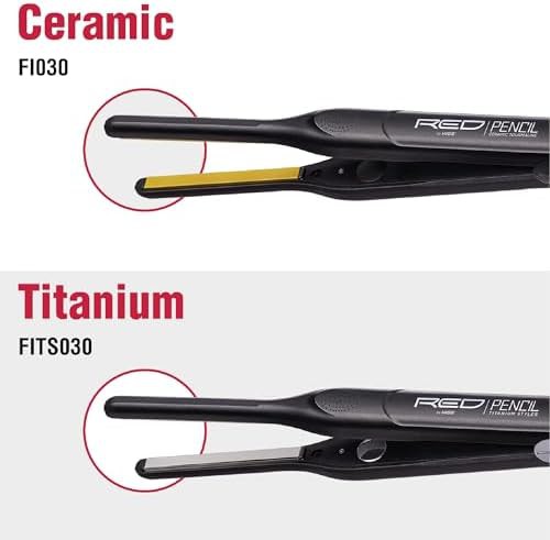 Ceramic tourmaline pencil thin flat iron — photo 5