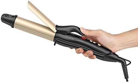 Ceramic adjustable temperature two in one styler