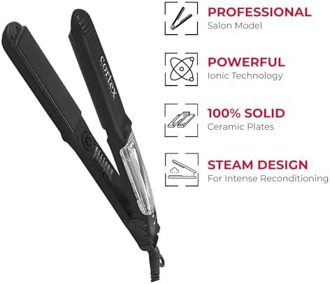Vapor infusion ceramic flat iron 1.25 in — photo 5