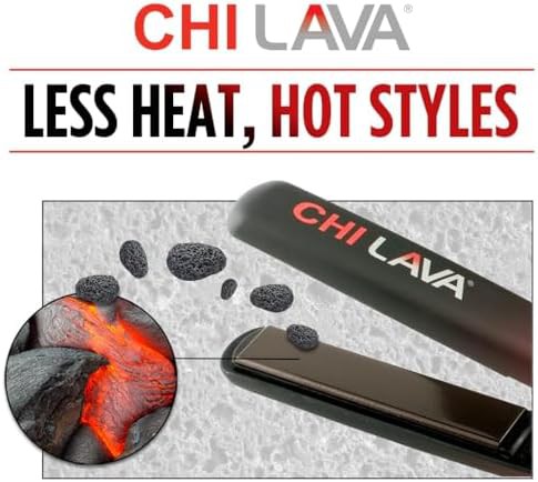 Volcanic lava ceramic one inch iron — photo 4
