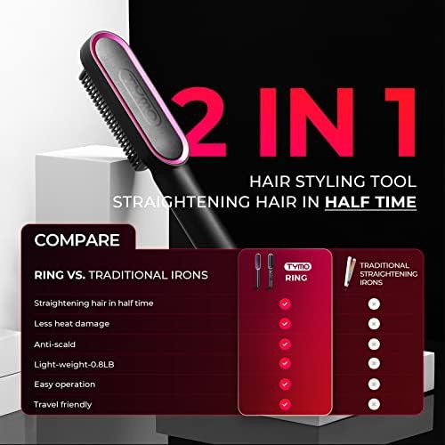Classic black hot comb hair straightener — photo 3