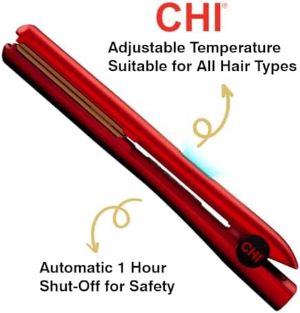 Ruby red digital ceramic hair iron — photo 3