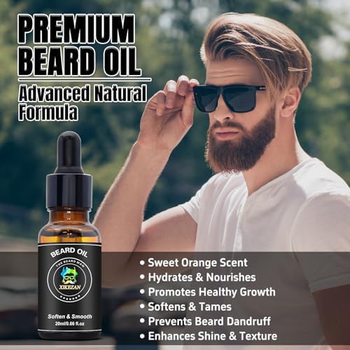 Beard straightener for men with grooming kit — photo 5