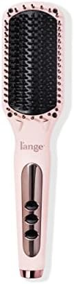 Blush ceramic heated straightening brush