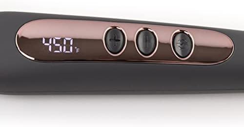 Black ceramic straightening brush standard size — photo 5