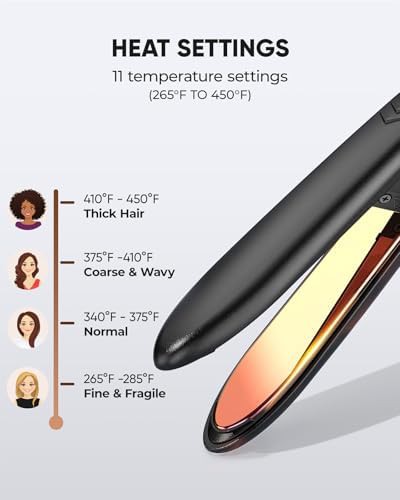 Titanium one inch floating plate straightener — photo 4