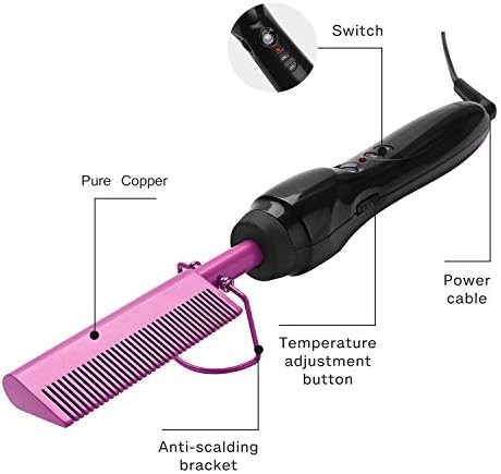 Anti scald beard and hair straightening comb — photo 4