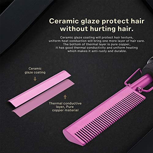 Anti scald beard and hair straightening comb — photo 5