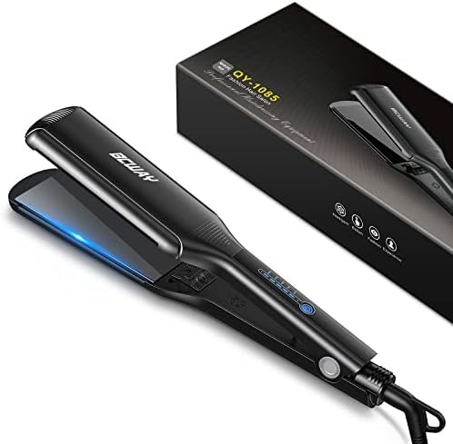 Extra large titanium floating flat iron