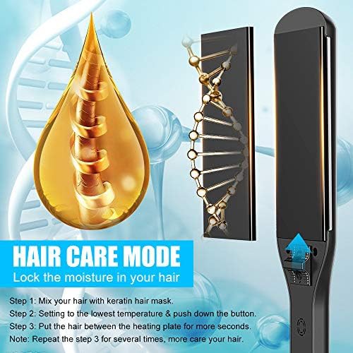 Extra large titanium floating flat iron — photo 4