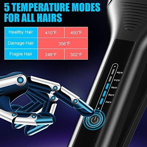 Extra large titanium floating flat iron — photo 5