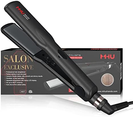 MHU professional ceramic ionic flat iron