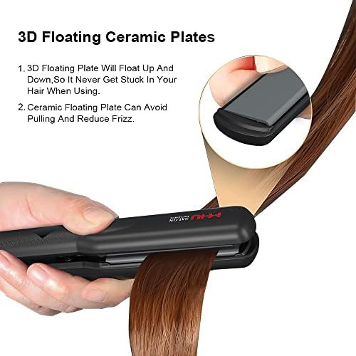MHU professional ceramic ionic flat iron — photo 3
