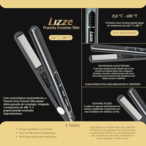 Slim titanium professional straightener — photo 3