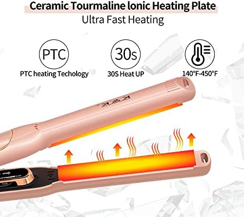 Mini tourmaline ceramic flat iron — photo 4