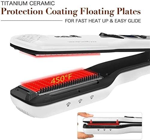 White steam titanium ceramic straightener — photo 4