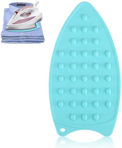 Green silicone ironing rest pad