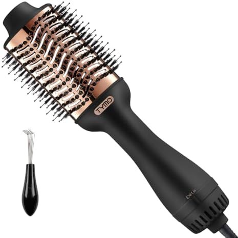 Titanium volumizing dryer and styler brush