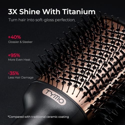 Titanium volumizing dryer and styler brush — photo 3
