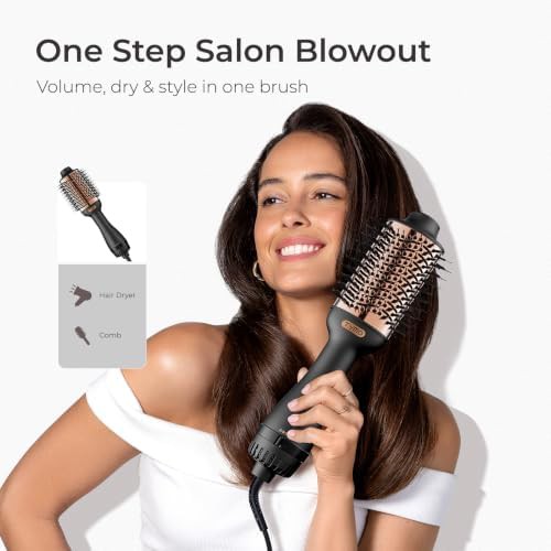 Titanium volumizing dryer and styler brush — photo 5