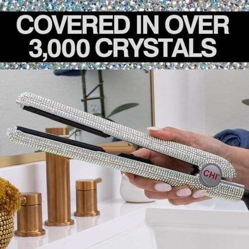 Sparkler lava ceramic silver flat iron — photo 3