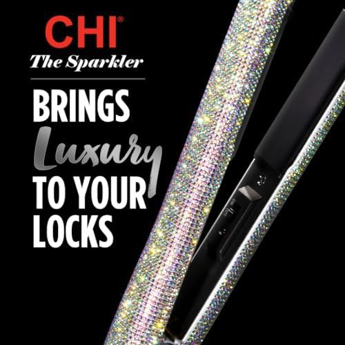 Sparkler lava ceramic silver flat iron — photo 4