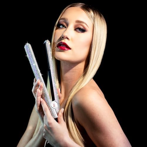 Sparkler lava ceramic silver flat iron — photo 5