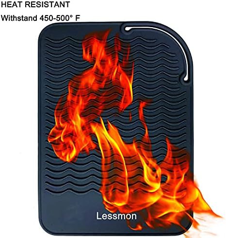 Black heat resistant silicone mat — photo 5