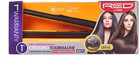 Ceramic tourmaline flat iron with temperature control — photo 4