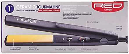 Ceramic tourmaline flat iron with temperature control — photo 5
