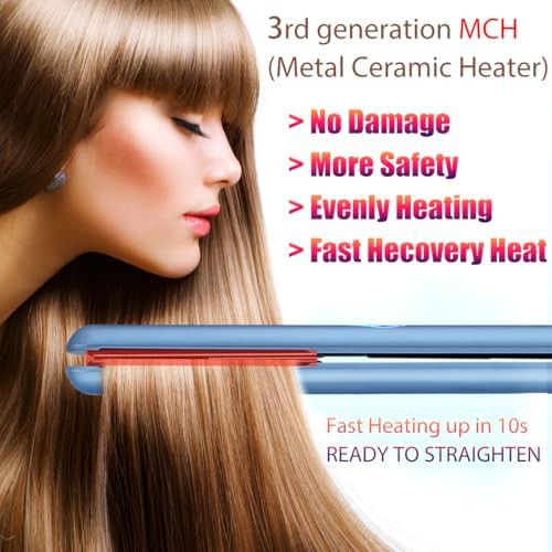 Nition titanium one inch hair straightener — photo 4
