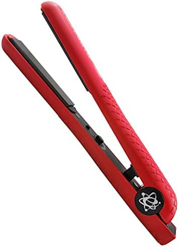Professional red ceramic flat iron
