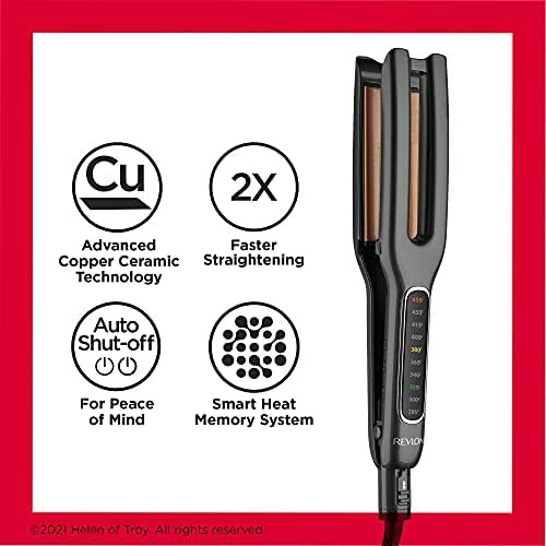 Copper ceramic dual plate hair straightener — photo 5