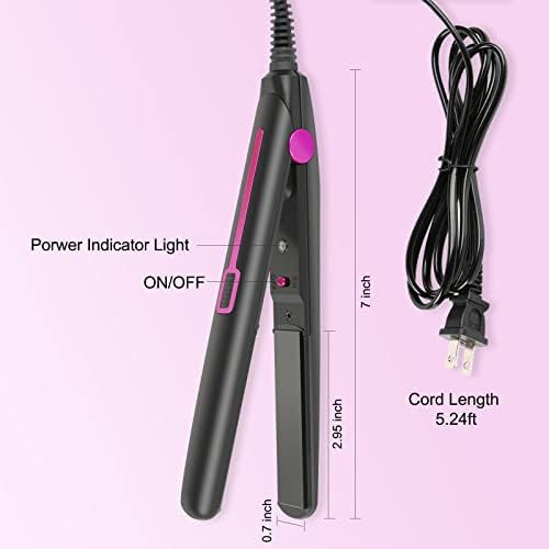 Mini ceramic flat iron for short hair — photo 5