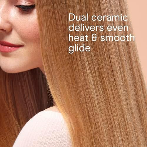 Double ceramic flat iron with travel plates — photo 5